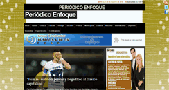 Desktop Screenshot of periodicoenfoque.com.mx