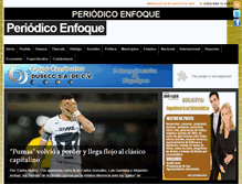 Tablet Screenshot of periodicoenfoque.com.mx